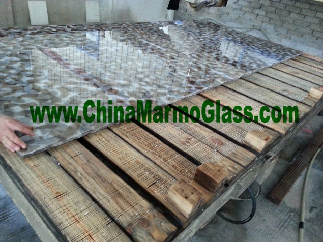 Carmel Mixed Colors Jade Magna Glass