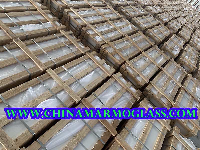 3CM Super nanoglass white crystallized glass stone